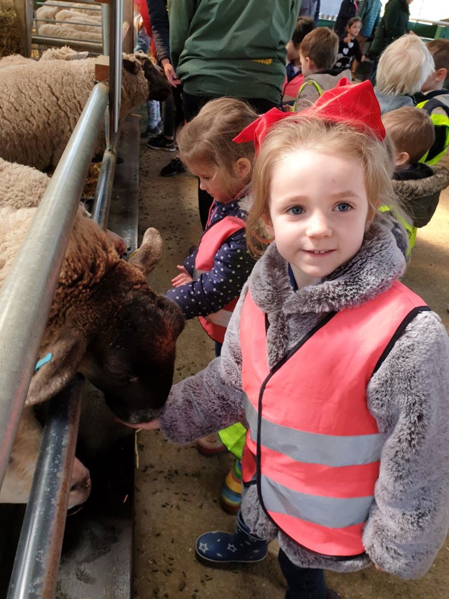 Banstead nursery children visit local farm